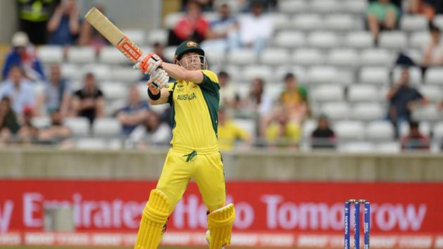 David Warner continued to pile on the runs and kept Australia on track in chase. (Getty Images)