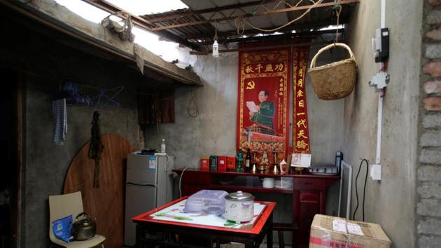 Seen above are personal belongings of a student and his parents at a rented home in Anhui province, China. (Jason Lee/REUTERS) Seen above are personal belongings of a student and his parents at a rented home in Anhui province, China. (Jason Lee/REUTERS)