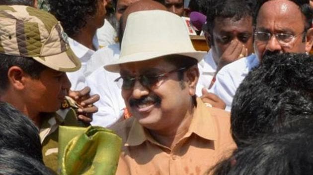 AIADMK (Amma) deputy general secretary TTV Dhinakaran was the faction’s candidate for the election. (PTI File Photo) AIADMK (Amma) deputy general secretary TTV Dhinakaran was the faction’s candidate for the election. (PTI File Photo)