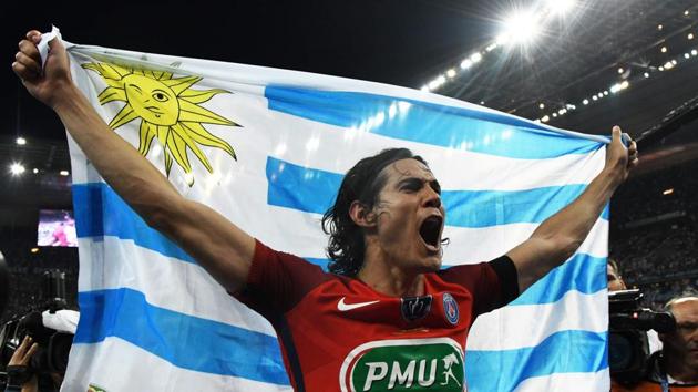 Edinson Cavani will miss Uruguay’s friendly against Italy.(AFP)