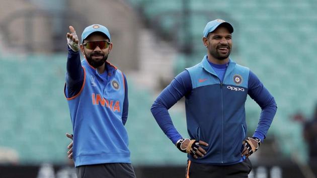 Both Kohli and Dhawan scored half-centuries against Pakistan. (AP) Both Kohli and Dhawan scored half-centuries against Pakistan. (AP)