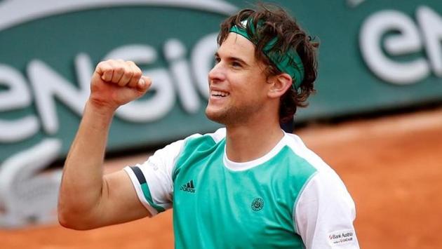 Austria's Dominic Thiem celebrates after winning his quarter final match against Serbia's Novak Djokovic. (Reuters) Austria's Dominic Thiem celebrates after winning his quarter final match against Serbia's Novak Djokovic. (Reuters)