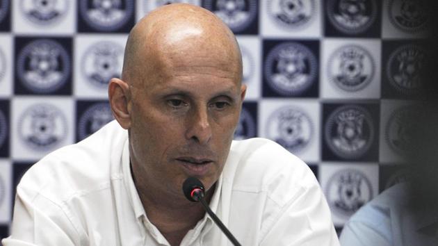 Stephen Constantine is the head coach of the India football team.(HT Photo)