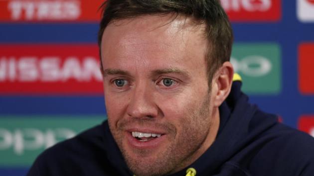 South Africa captain AB de Villiers during a press conference on the eve of the ICC Champions Trophy Group B match against Pakistan.(Reuters)