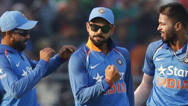 Virat Kohli-led India has backed Hardik Pandya in the fast bowling all-rounder’s slot in the ICC Champions Trophy 2017. (AP) Virat Kohli-led India has backed Hardik Pandya in the fast bowling all-rounder’s slot in the ICC Champions Trophy 2017. (AP)