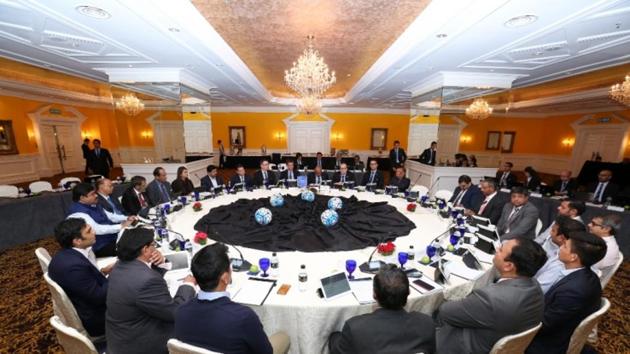 The Asian Football Confederation members meet with AIFF, I-League and ISL representatives in Kuala Lumpur. (AIFF) The Asian Football Confederation members meet with AIFF, I-League and ISL representatives in Kuala Lumpur. (AIFF)