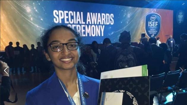 Sahithi Pingali, a Class 12 student in Bengaluru. Sahithi Pingali, a Class 12 student in Bengaluru.
