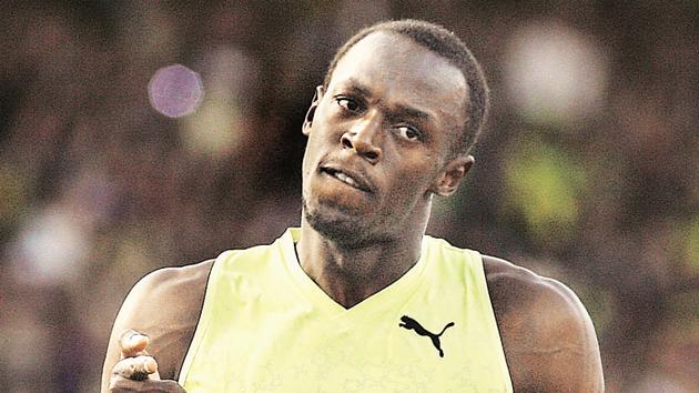 Usain Bolt is the only sprinter to win Olympic 100 m and 200 m titles at three consecutive events (2008, 2012 and 2016), a feat referred to as the “triple double.”(AFP)