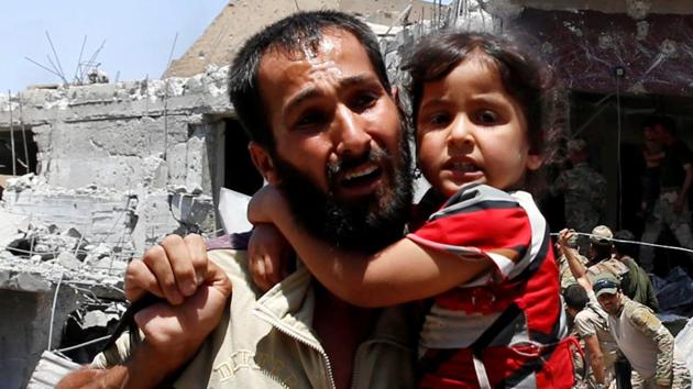 Iraqi government troops regained control over eastern Mosul in January after three months of fighting. (Erik De Castro / Reuters)