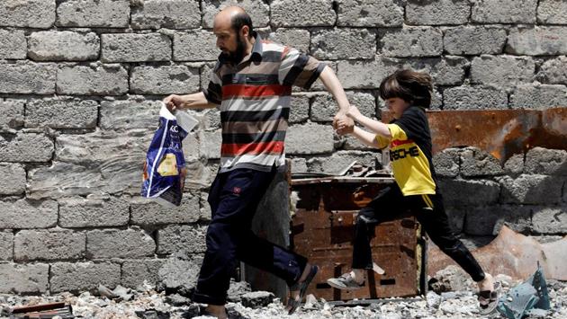 Islamic State militants have faced accusations by Iraqi and United Nations officials, as well as local and world aid groups, of using civilians as human shields during the battle running in Mosul since October. (Erik De Castro / Reuters)