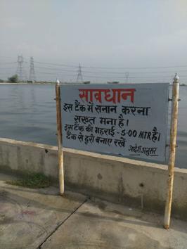 The deceased, Dharam Veer, had come for a swim in the canal which is 20 foot deep. (HT PHOTO) The deceased, Dharam Veer, had come for a swim in the canal which is 20 foot deep. (HT PHOTO)
