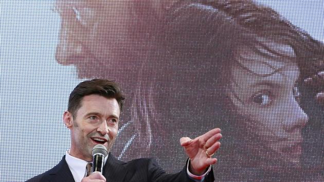 Actor Hugh Jackman speaks during the Japan premiere of his film Logan in Tokyo. (AP) Actor Hugh Jackman speaks during the Japan premiere of his film Logan in Tokyo. (AP)