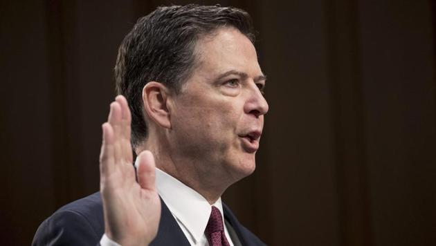 Former FBI director James Comey is sworn in before the Senate Select Committee on Intelligence on Capitol Hill in Washington. (AP Photo) Former FBI director James Comey is sworn in before the Senate Select Committee on Intelligence on Capitol Hill in Washington. (AP Photo)