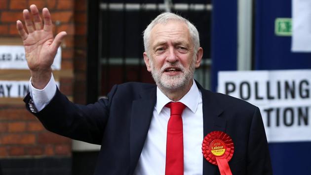Jeremy Corbyn, leader of Britain's opposition Labour Party arrives to vote at a polling station in Islington, London. (Neil Hall / REUTERS) Jeremy Corbyn, leader of Britain's opposition Labour Party arrives to vote at a polling station in Islington, London. (Neil Hall / REUTERS)