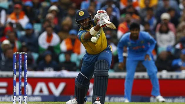 Mendis notched up an attacking fifty and Gunathilaka also flourished with an attacking fifty. (REUTERS) Mendis notched up an attacking fifty and Gunathilaka also flourished with an attacking fifty. (REUTERS)