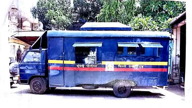 Police vans that have been in use for more than six years were converted into food trucks, where eight people can sit and eat comfortably. (HT Photo) Police vans that have been in use for more than six years were converted into food trucks, where eight people can sit and eat comfortably. (HT Photo)