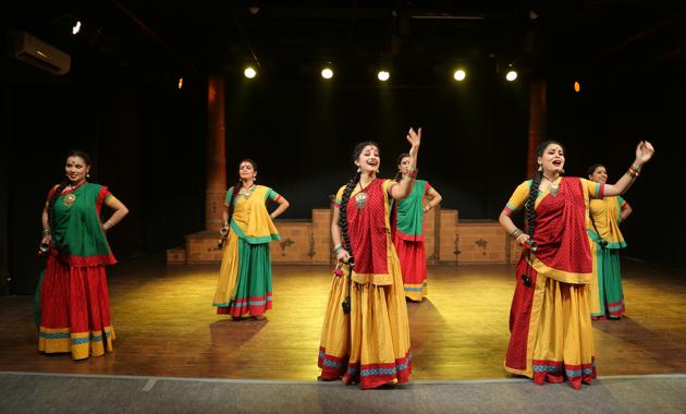 Ghazab Teri Adaa is an anti-war comedy based on Greek playwright Aristophanes’ Lysistrata where women take a vow to withhold sex to force men to stop a war.(Photo: Courtesy National School of Drama)