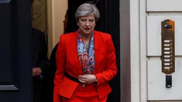 Britain's Prime Minister Theresa May leaves the Conservative Party's Headquarters the day after Britain's 2017 general elections. Results so far predict a 17 seat loss over the Conservatives’ existing 331 from their 2015 win. (Peter Nicholls/Reuters) Britain's Prime Minister Theresa May leaves the Conservative Party's Headquarters the day after Britain's 2017 general elections. Results so far predict a 17 seat loss over the Conservatives’ existing 331 from their 2015 win. (Peter Nicholls/Reuters)