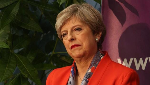 British Prime Minister Theresa May waits for the results to be declared at the count centre in Maidenhead early in the morning of June 9, 2017. (AFP) British Prime Minister Theresa May waits for the results to be declared at the count centre in Maidenhead early in the morning of June 9, 2017. (AFP)