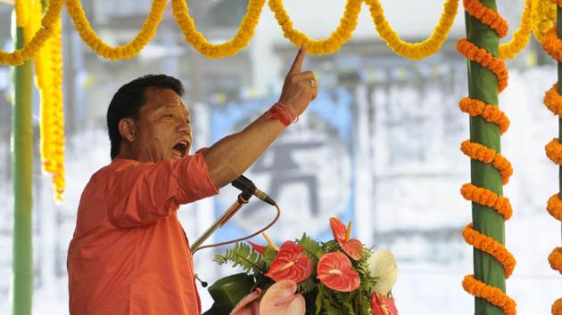 File picture of GJM president Bimal Gurung. After Thursday’s violence he has decided to push for Gorkhaland with renewed vigour. (Samir Jana) File picture of GJM president Bimal Gurung. After Thursday’s violence he has decided to push for Gorkhaland with renewed vigour. (Samir Jana)