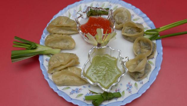A plate of momos sold at Momo Central in Navi Mumbai. (HT File Photo) A plate of momos sold at Momo Central in Navi Mumbai. (HT File Photo)