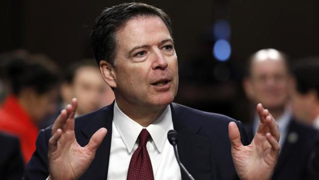 Former FBI director James Comey testifies during a Senate Intelligence Committee hearing on Capitol Hill. (AP Photo) Former FBI director James Comey testifies during a Senate Intelligence Committee hearing on Capitol Hill. (AP Photo)