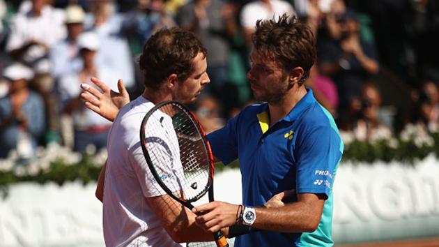 Stan Wawrinka registered an epic 6-7 (6/8), 6-3, 5-7, 7-6 (7/3), 6-1 win over World No. 1 Andy Murray to reach the French Open final. (Getty Images) Stan Wawrinka registered an epic 6-7 (6/8), 6-3, 5-7, 7-6 (7/3), 6-1 win over World No. 1 Andy Murray to reach the French Open final. (Getty Images)