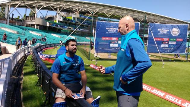 India’s other opener Rohit Sharma did not practice on Saturday. (HT Photo)