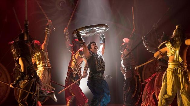 The armies assemble for the grand finale. (Satish Bate/HT Photo) 