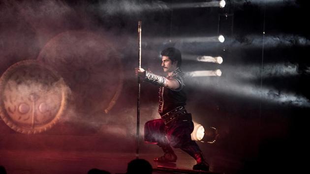 The atmosphere is sombre as actors give it their all. (Satish Bate/HT) 