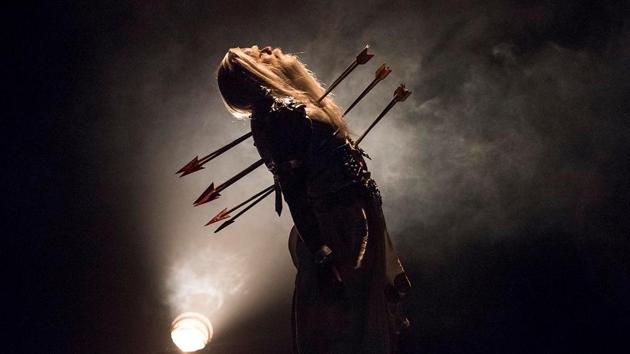 Emotions run high was characters are killed or wounded in the course of the play. (Satish Bate/HT) 