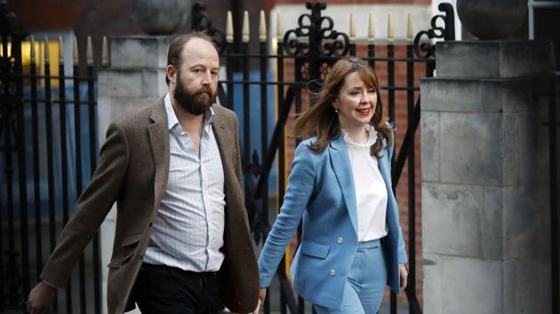 In this Friday, June 9, 2017 file photo, Prime Minister Theresa May's chief of staff Nick Timothy, left, and Joint-chief of staff Fiona Hill leave Conservative Party headquarters in London. British Prime Minister Theresa May's two chiefs of staff have resigned in the wake of the Conservative Party's disastrous election result. (AP Photo) In this Friday, June 9, 2017 file photo, Prime Minister Theresa May's chief of staff Nick Timothy, left, and Joint-chief of staff Fiona Hill leave Conservative Party headquarters in London. British Prime Minister Theresa May's two chiefs of staff have resigned in the wake of the Conservative Party's disastrous election result. (AP Photo)