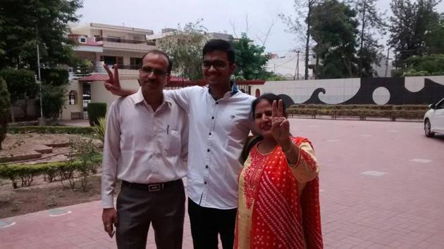 Sarvesh Mehtani, who topped JEE (Advanced) 2015, made it a point to watch animation films on TV to “control stress” while studying for the tough exams.(Handout) Sarvesh Mehtani, who topped JEE (Advanced) 2015, made it a point to watch animation films on TV to “control stress” while studying for the tough exams.(Handout)
