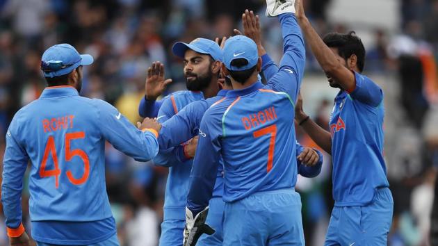 India will take on South Africa in the second last ICC Champions Trophy 2017 group fixture on Saturday at The Oval in London. Catch full cricket score of India vs South Africa here. (AP) India will take on South Africa in the second last ICC Champions Trophy 2017 group fixture on Saturday at The Oval in London. Catch full cricket score of India vs South Africa here. (AP)