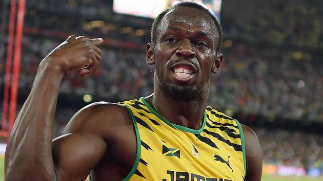 Jamaica's Usain Bolt won his final race on home soil in Kingston on Saturday.(AFP)