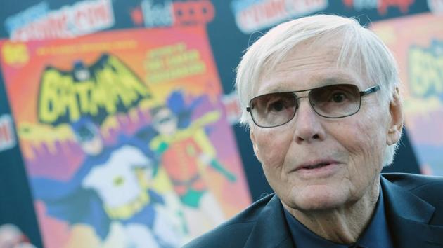 This file photo taken on October 5, 2016 shows Actor Adam West attending the Batman: Return of the Caped Crusaders Press Room at New York Comic Con. (AFP) This file photo taken on October 5, 2016 shows Actor Adam West attending the Batman: Return of the Caped Crusaders Press Room at New York Comic Con. (AFP)