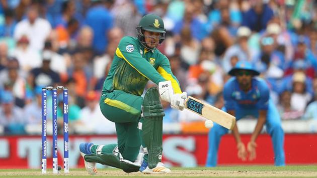 De Kock continued to pile on the runs and brought up his 14th half-century. (Getty Images) De Kock continued to pile on the runs and brought up his 14th half-century. (Getty Images)