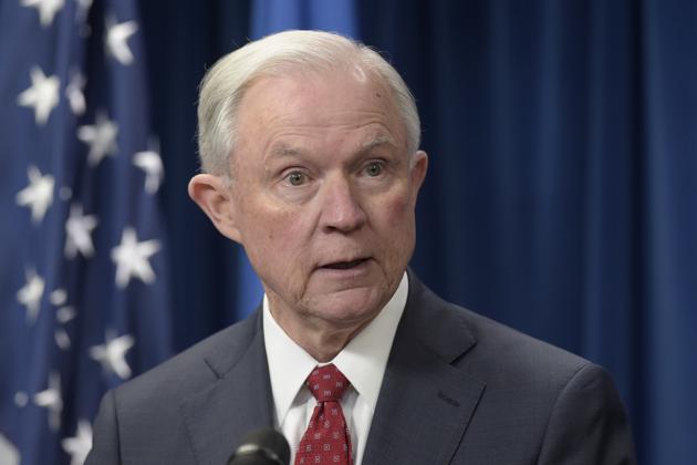 US attorney general Jeff Sessions. (AP File) US attorney general Jeff Sessions. (AP File)