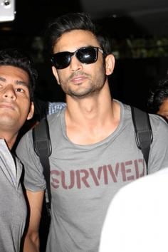 Sushant Singh Rajput were spotted at the Mumbai airport on June 8, 2017. (IANS) Sushant Singh Rajput were spotted at the Mumbai airport on June 8, 2017. (IANS)