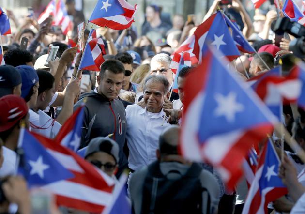 File photo of Puerto Rican nationalist Oscar Lopez Rivera in Chicago. (AP) File photo of Puerto Rican nationalist Oscar Lopez Rivera in Chicago. (AP)