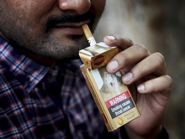 Government of India successfully implemented 85% pictorial warnings on tobacco packets from April 1, 2016.(AP File)