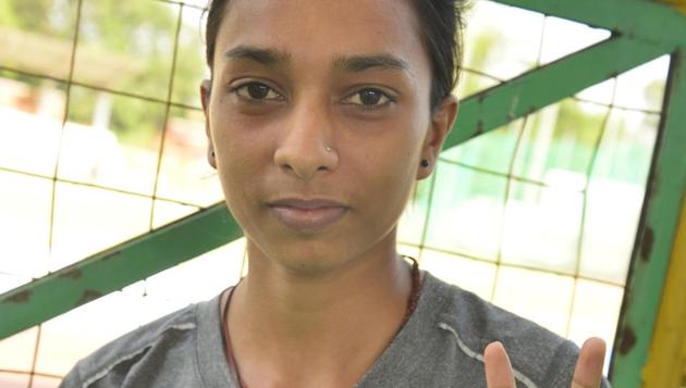 Steeplechaser Nandini Gupta celebrates after breaking the national record at the Fed Cup Junior Athletics Championship in Lucknow on Monday. (Ritesh Yadav/HT Photo) Steeplechaser Nandini Gupta celebrates after breaking the national record at the Fed Cup Junior Athletics Championship in Lucknow on Monday. (Ritesh Yadav/HT Photo)