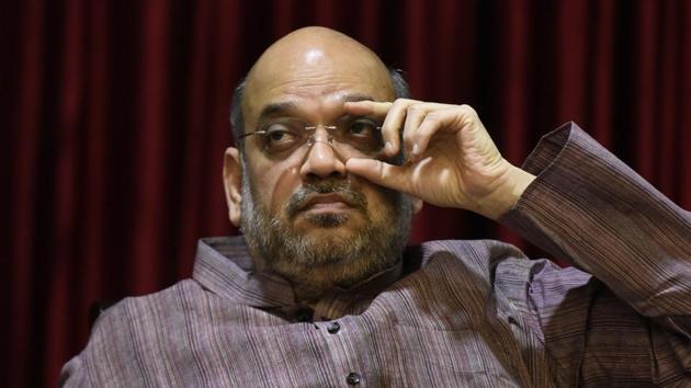 Amit Shah has named Rajnath Singh, Arun Jaitley and M Venkaiah Naidu to the committee for the presidential elections.(Sonu Mehta/HT PHOTO)