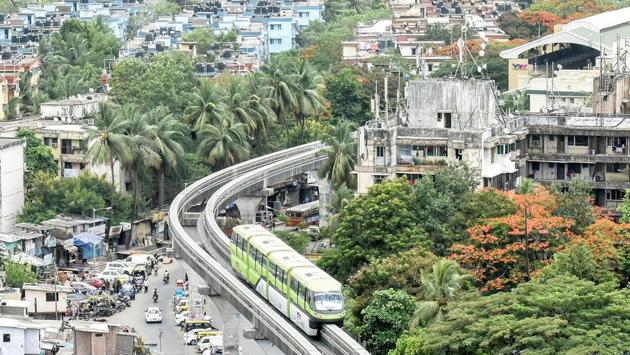 The trial was conducted between Wadala and Jacob Circle. (Kunal Patil/HT Photo) 