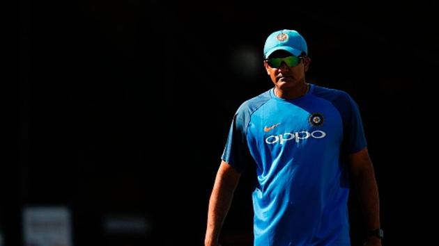 India's head coach Anil Kumble attends a practice session at Lord's Cricket Ground in London on May 26, 2017 ahead of the start of the 2017 2017 ICC Champions Trophy cricket tournament. India face Pakistan on June 4 in their opening match of the ICC Champions Trophy tournament. / AFP PHOTO / Adrian DENNIS (Photo credit should read ADRIAN DENNIS/AFP/Getty Images) (Getty Images) India's head coach Anil Kumble attends a practice session at Lord's Cricket Ground in London on May 26, 2017 ahead of the start of the 2017 2017 ICC Champions Trophy cricket tournament. India face Pakistan on June 4 in their opening match of the ICC Champions Trophy tournament. / AFP PHOTO / Adrian DENNIS (Photo credit should read ADRIAN DENNIS/AFP/Getty Images) (Getty Images)