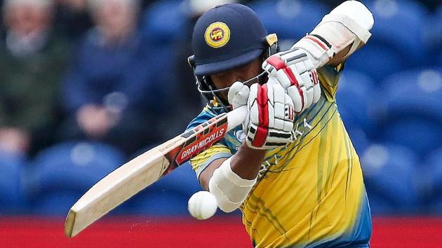 Sri Lanka's Kusal Mendis plays a shot. (AFP) Sri Lanka's Kusal Mendis plays a shot. (AFP)