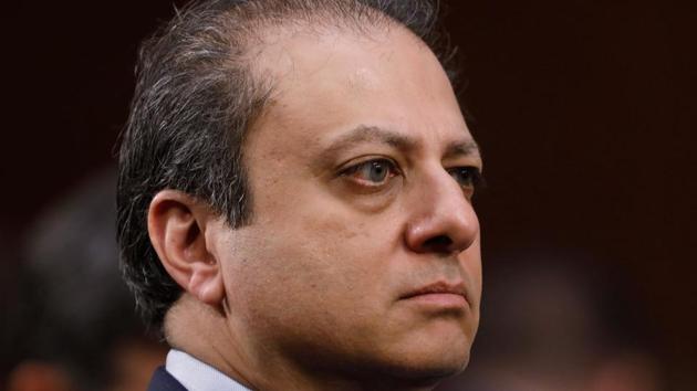 Former US attorney Preet Bharara listens during former FBI director James Comey's appearance before a Senate Intelligence Committee hearing on Russia's alleged interference in the 2016 US presidential election on Capitol Hill in Washington, US, June 8, 2017. (Reuters Photo) Former US attorney Preet Bharara listens during former FBI director James Comey's appearance before a Senate Intelligence Committee hearing on Russia's alleged interference in the 2016 US presidential election on Capitol Hill in Washington, US, June 8, 2017. (Reuters Photo)
