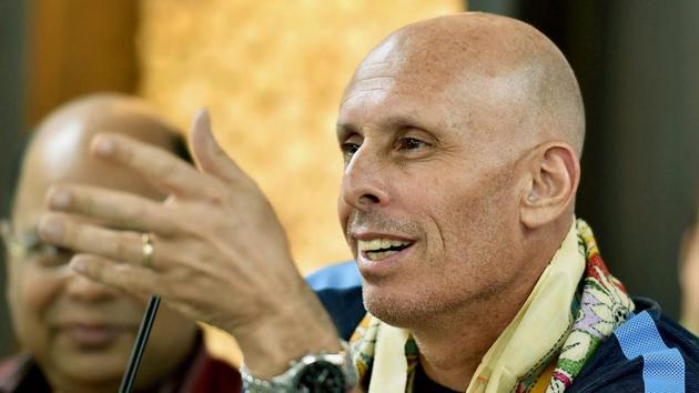 Indian Football chief coach Stephen Constantine is pleased with his squad depth ahead of India’s AFC Asian Cup qualifier vs. Kyrgyz Republic. (PTI) Indian Football chief coach Stephen Constantine is pleased with his squad depth ahead of India’s AFC Asian Cup qualifier vs. Kyrgyz Republic. (PTI)