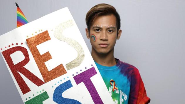 Jao Belanders, 22, says, ‘Why so much hate? It baffles me how someone can have so much hate in their heart and inequality and think that's OK and that's power. As president, he should be a leader who inspires hope and change for the better and not influence people to think negatively of other people. It breaks my heart to see that.’ (REUTERS) Jao Belanders, 22, says, ‘Why so much hate? It baffles me how someone can have so much hate in their heart and inequality and think that's OK and that's power. As president, he should be a leader who inspires hope and change for the better and not influence people to think negatively of other people. It breaks my heart to see that.’ (REUTERS)