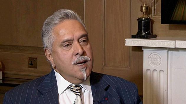 UB Group chairman Vijay Mallya during an interview with the Financial Times in London.(PTI File)